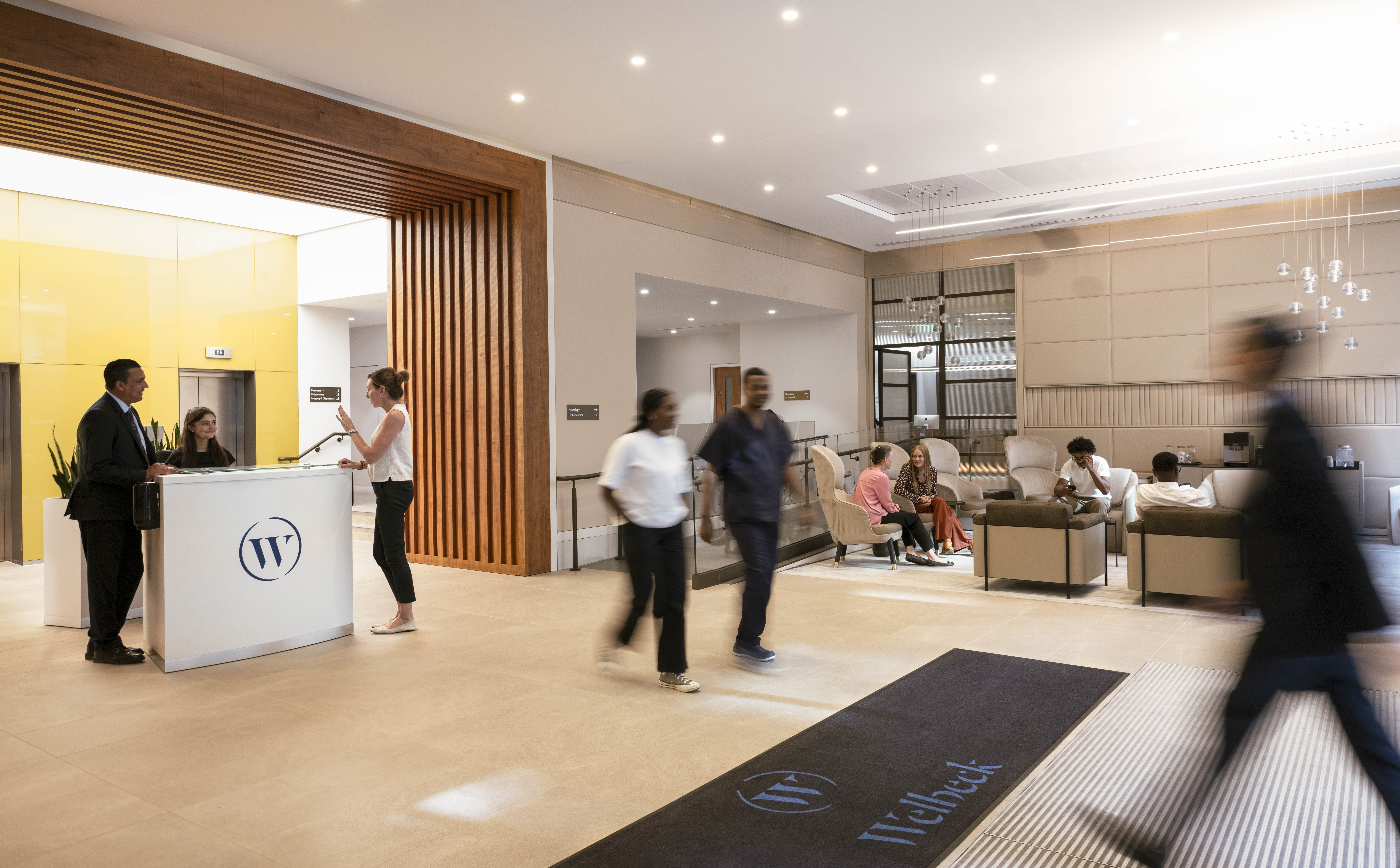 Welbeck reception area