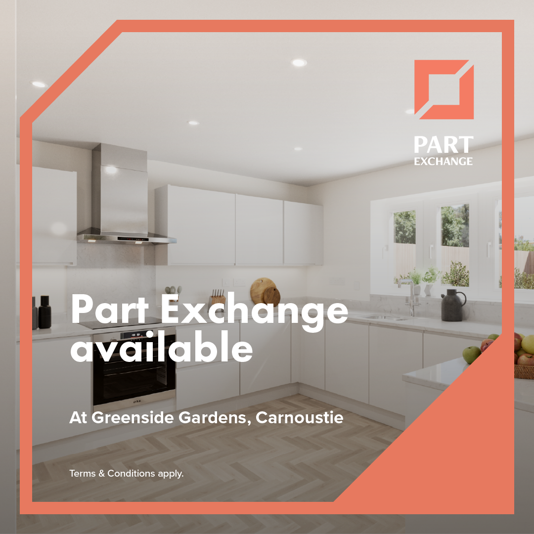 An ad example of a house with a Part Exchange headline